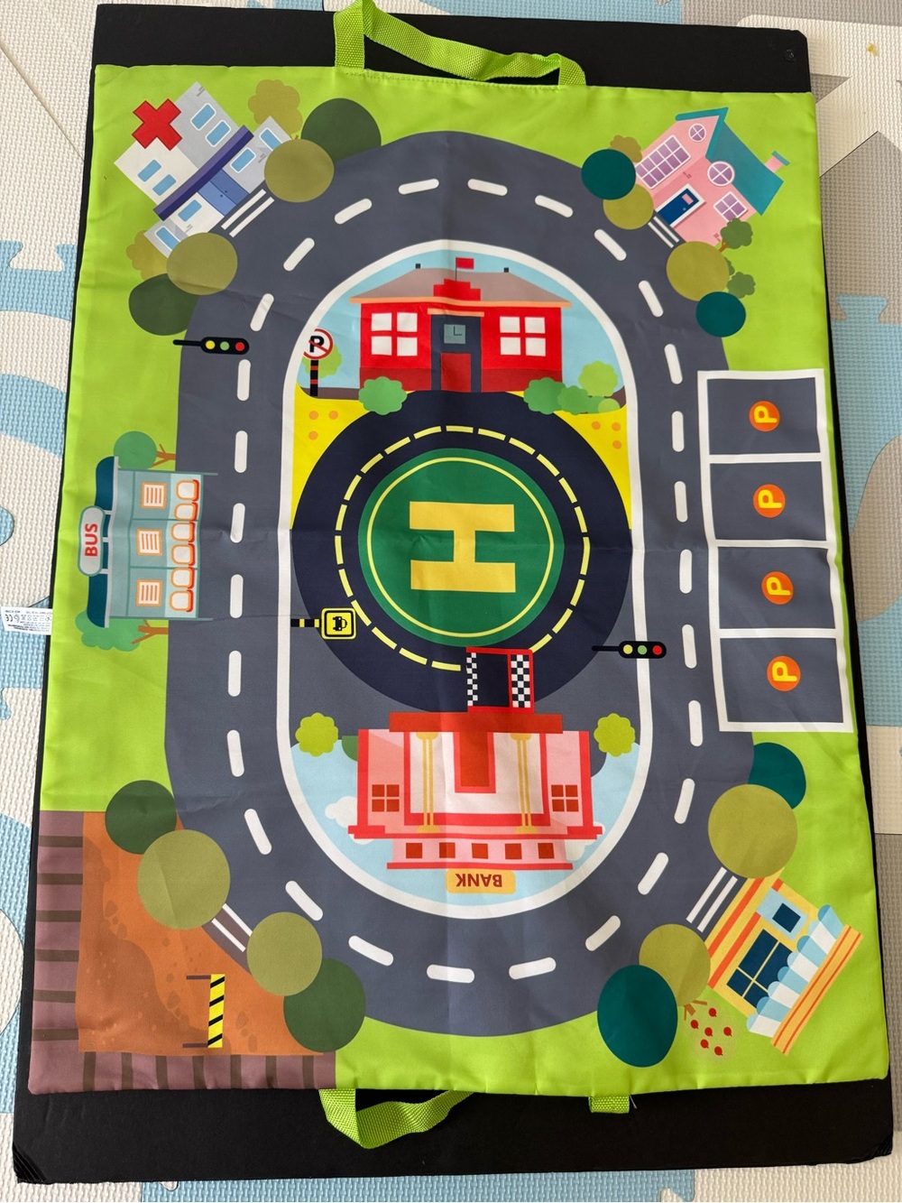Kids Foldable City Road Play Mat Toy